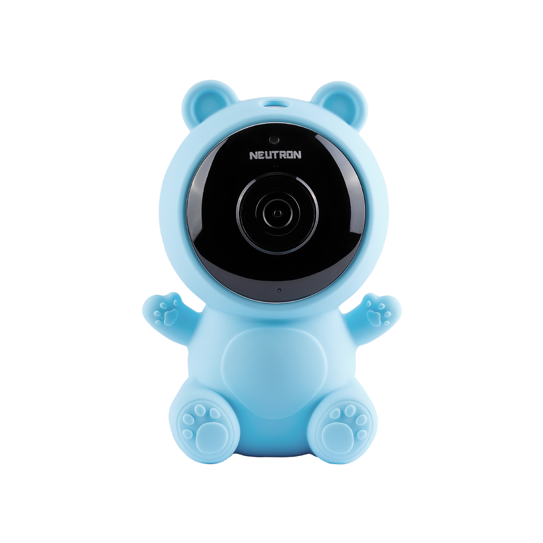 Ninni Söyleyen Gece Görüşlü IP Wifi Bebek İzleme Kamerası Mavi