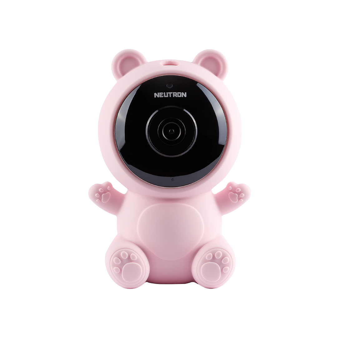 Ninni Söyleyen Gece Görüşlü IP Wifi Bebek İzleme Kamerası Pembe